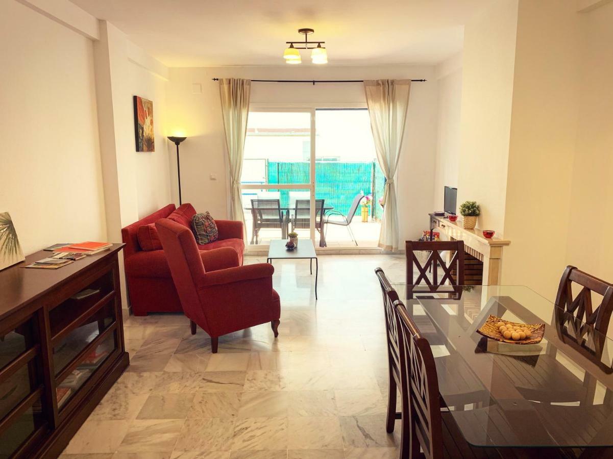 Fantastic 3-Bedroom Holiday Home Including Tennis And Pool Near Golf Course El Portil Exterior photo
